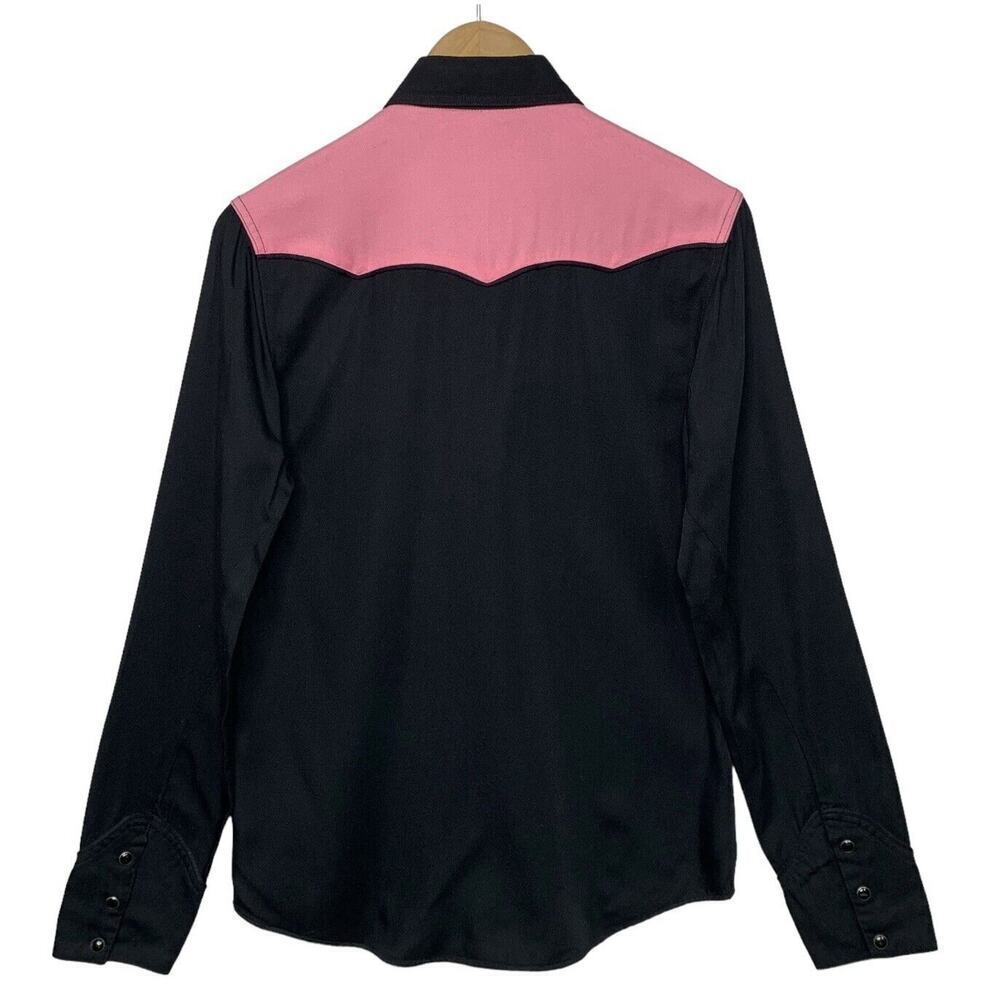 Double RL RRL Ralph Lauren Western Pearl Snap Womens XL New With Defects $228 - Picture 9 of 11